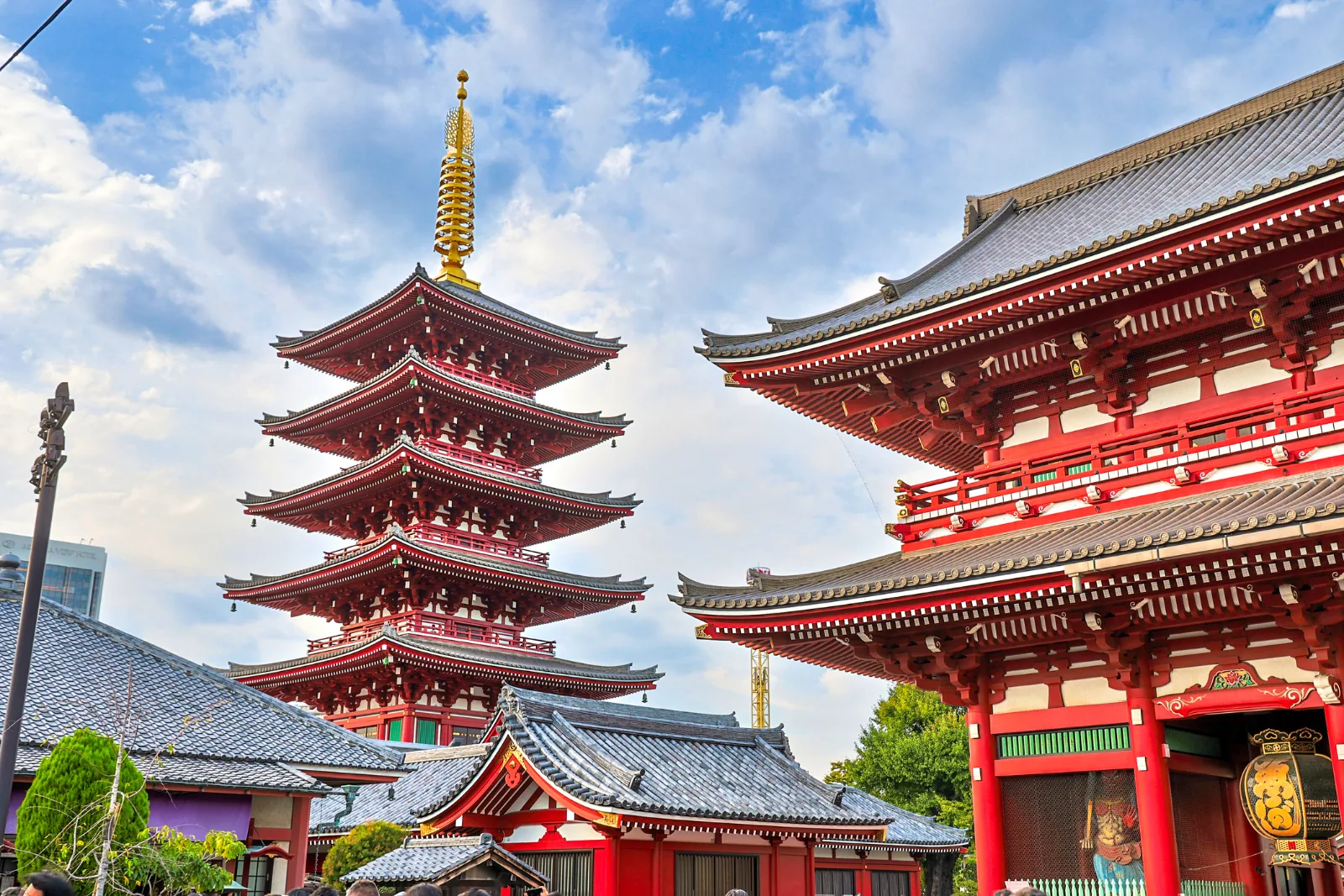 Temple Senso-ji illuminé, Tokyo, Japon
