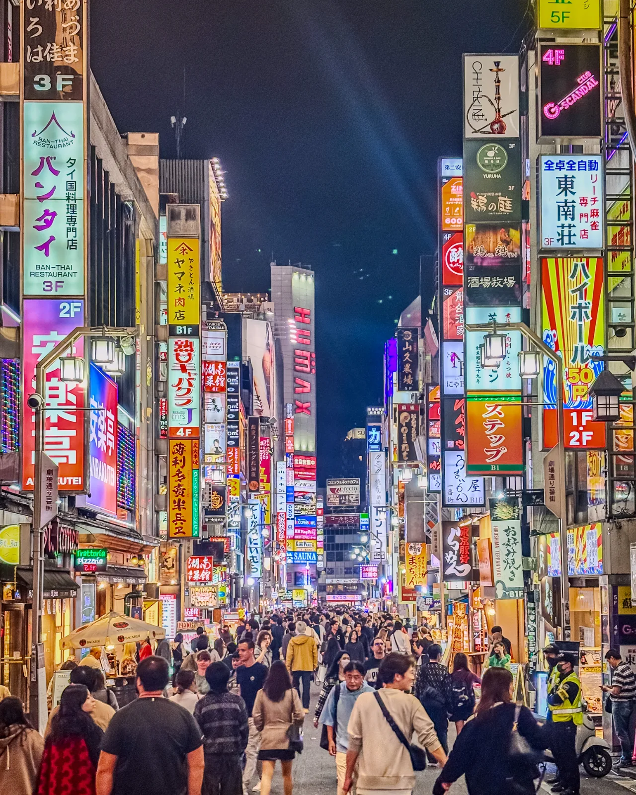 Tokyo la nuit